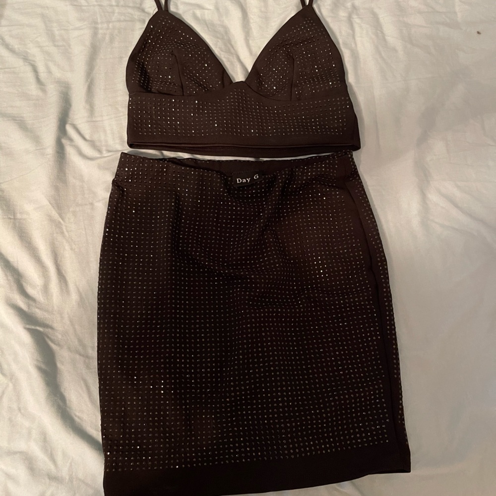 Mini skirt set